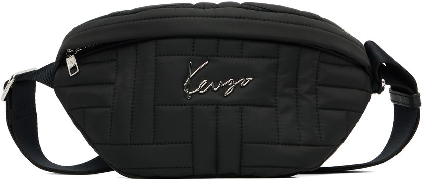 Torba oko struka KENZO Kenzo Paris 'KENZO Cosy' Quilted Belt Bag Crna | FF62SA717F03