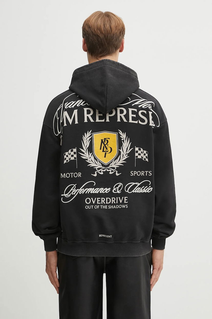 Dukserice Represent Clo Crest Hoodie Crna | MLM41067.06