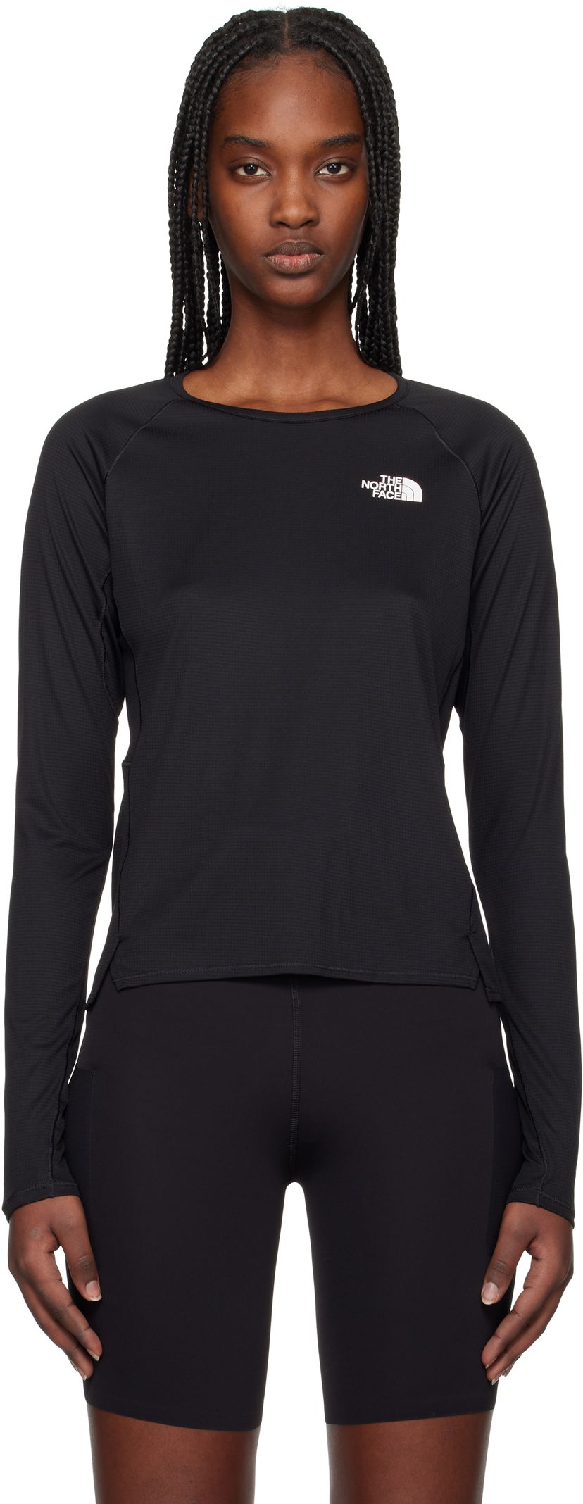 Majica kratkih rukava The North Face Sunriser Long Sleeve Sport Top Crna | NF0A8BBW