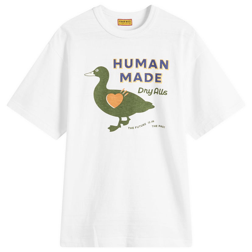 Majica kratkih rukava Human Made Duck Dry Alls Graphic T-Shirt, Size Large Bijela | HM29TE012-WHT