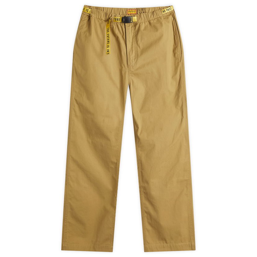 Hlače Human Made Human Made Easy Belted Pant, Size Large Smeđa | HM29PT015-BEI