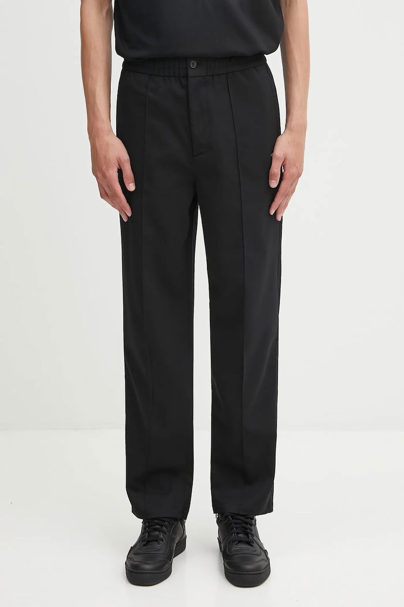 Hlače Filling Pieces Filling Pieces Coach Twill Wool Pants Crna | 422550500247