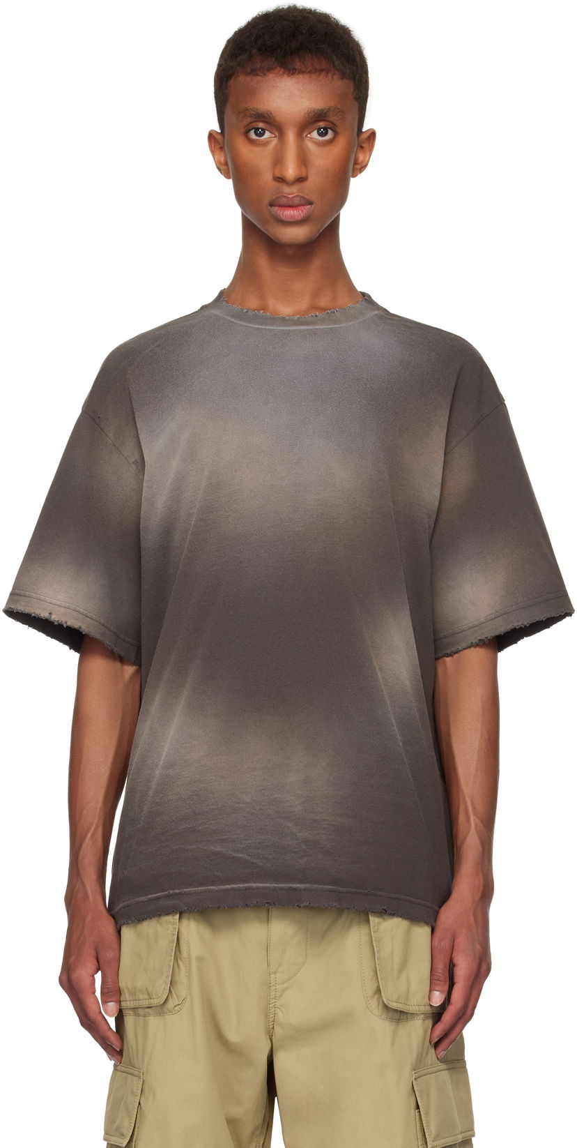 Majica kratkih rukava We11done We11done Standard Washed T-Shirt Siva | WD-TT3-24-726-U-CH