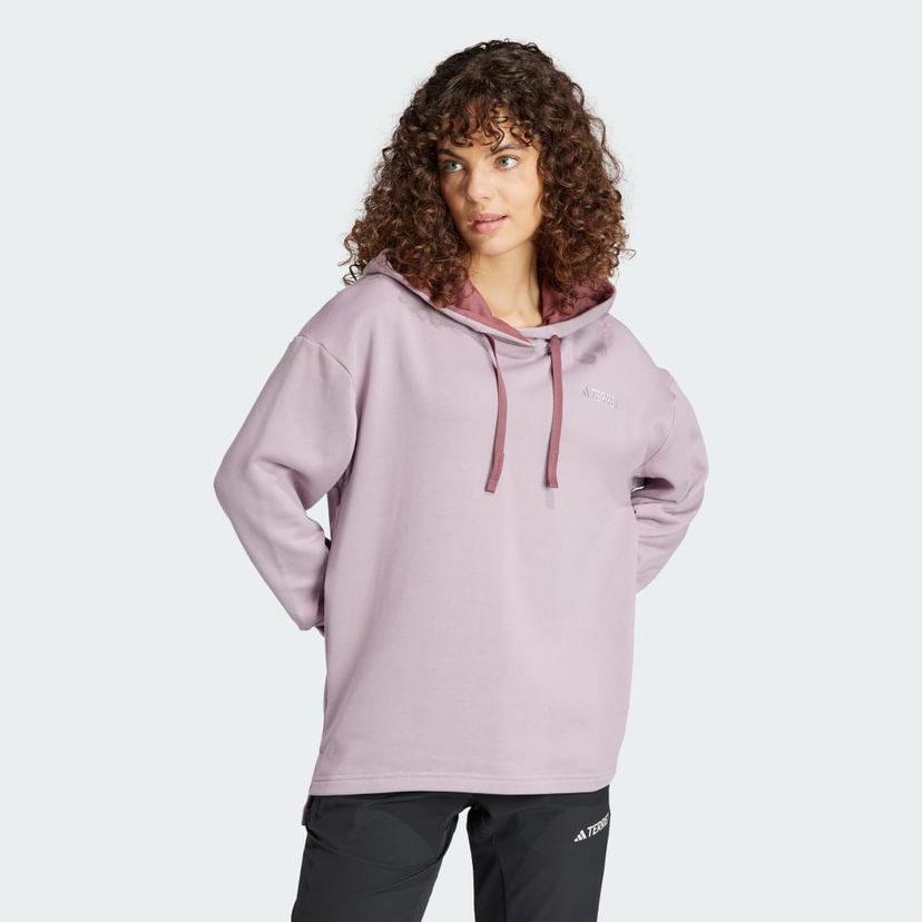 Dukserice adidas Performance adidas TERREX Mikina Terrex Logo Ružičasta | IN4712