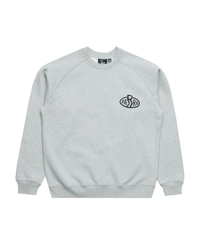 Dukserice By Parra Legs logo crew neck sweatshirt Siva | 54242