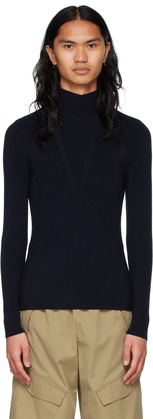 Džemper Dion Lee Wool Turtleneck Tamnoplava | C7062S22
