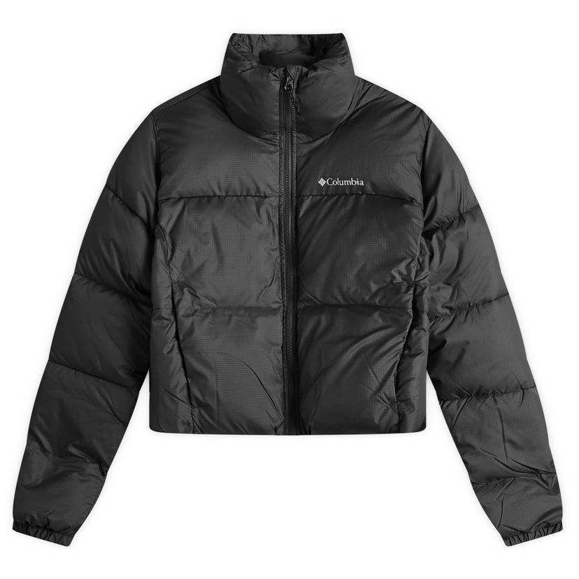 Pernata jakna Columbia Puffect Cropped Down Jacket Crna | 2088501-BLK