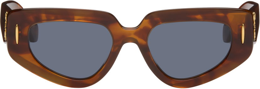 Sunčane naočale Loewe Loewe Small Butterfly Screen Sunglasses Smeđa | LW40160IM5153V 840126861174