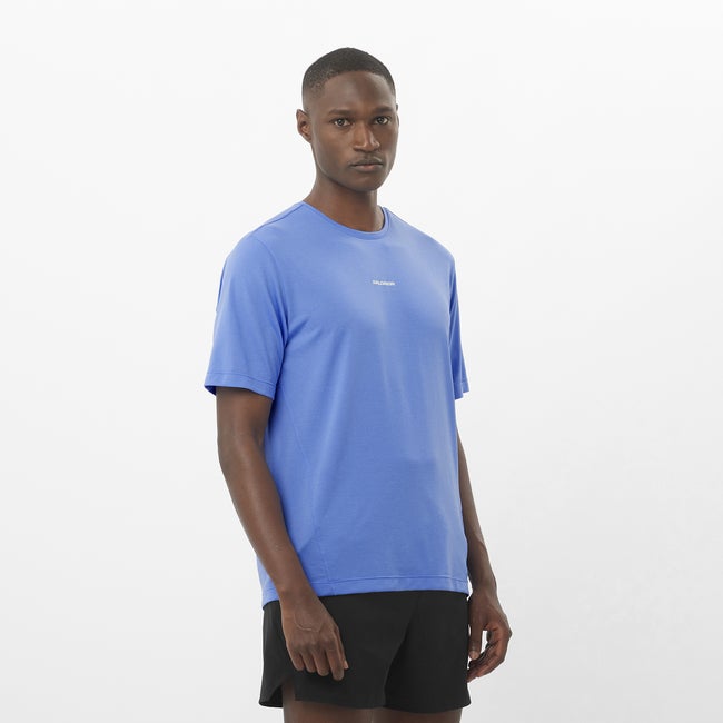 Majica kratkih rukava Salomon Shakeout Core T-Shirt Plava | LC2423800