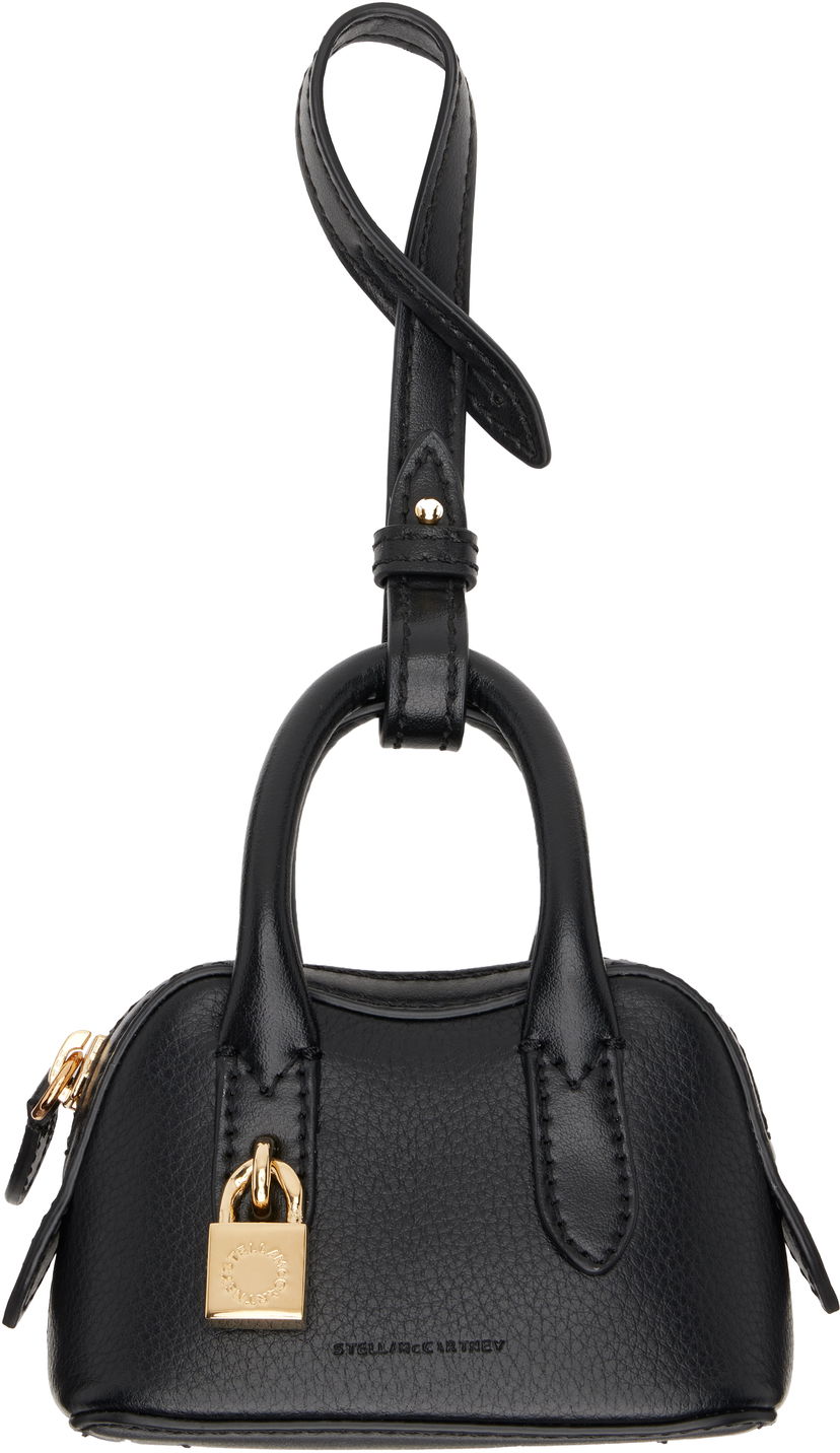Privjesci za ključeve Stella McCartney Stella McCartney Stella Ryder Charm Embossed Keychain Crna | 7V0134WP0533