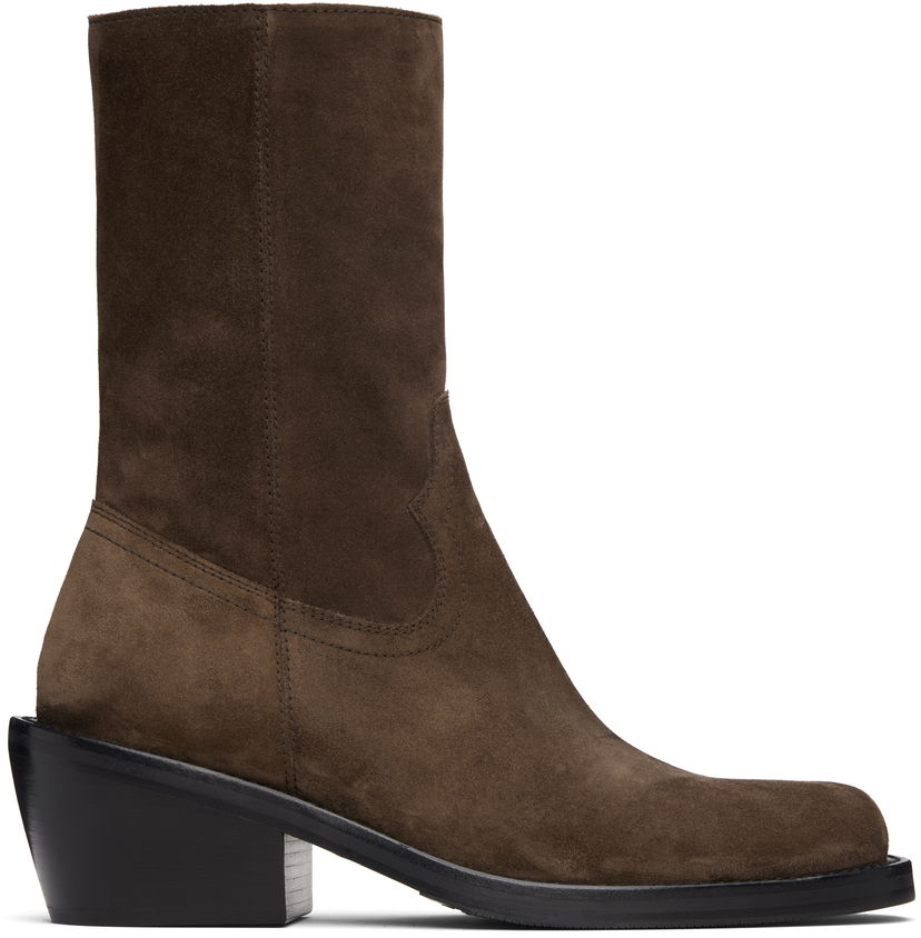 Tenisice i cipele Dries Van Noten Dries Van Noten Suede Boots Smeđa | 252-021706-106
