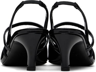 Tenisice i cipele TOTEME Sharp Patent Slingback Heels Crna | 251-WAS821-LE0091, 1