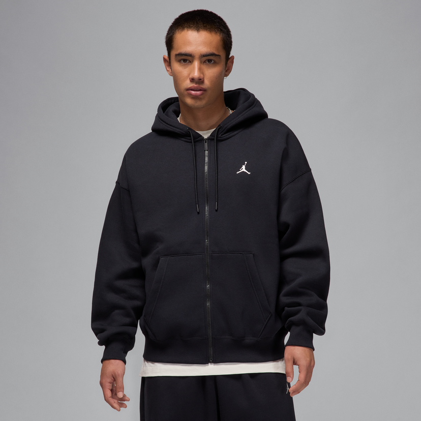 Dukserice Jordan Jordan Brooklyn Fleece Full-Zip Hoodie Crna | IB7231-010