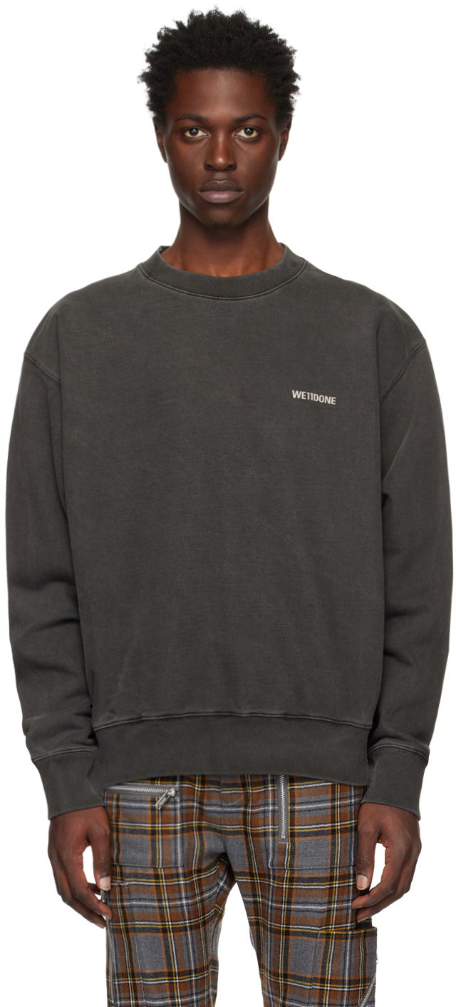 Dukserice We11done We11done Basic Sweatshirt Siva | WD-TS3-22-707-U-CH