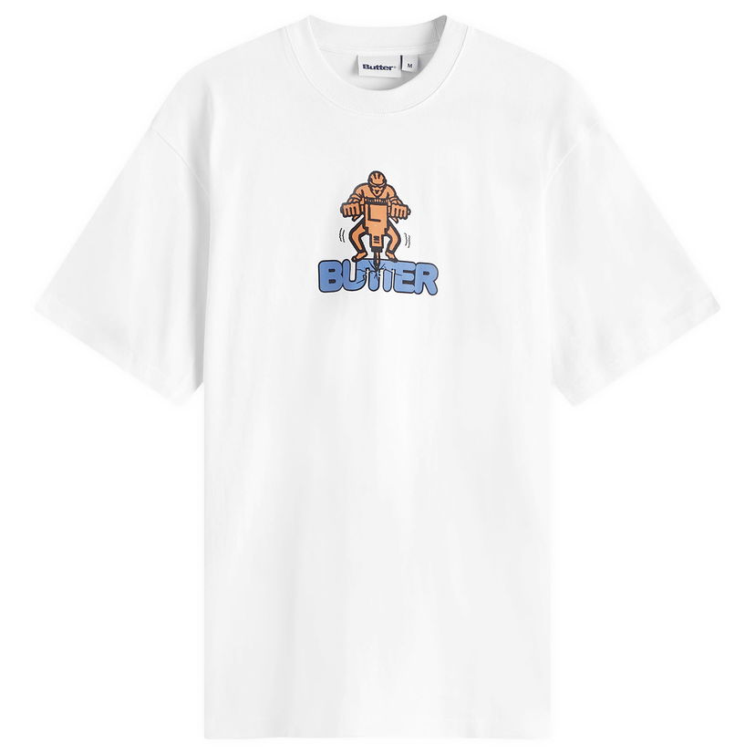 Majica kratkih rukava Butter Goods Jack Hammer T-Shirt Bijela | BGQ224D20501