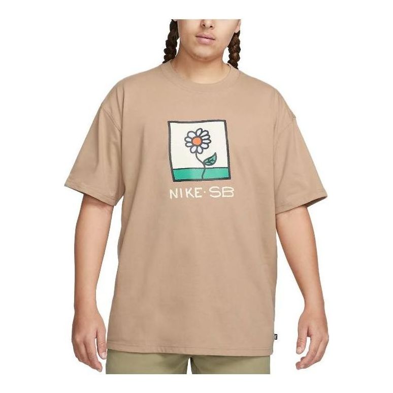 Majica kratkih rukava Nike SB SB Daisy Graphic T-Shirt Smeđa | FB8138-200
