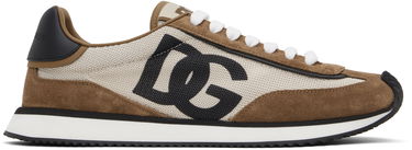 Tenisice i cipele Dolce & Gabbana Mixed-Material 'DG' Cushion Smeđa | CS2288 A3D24, 0