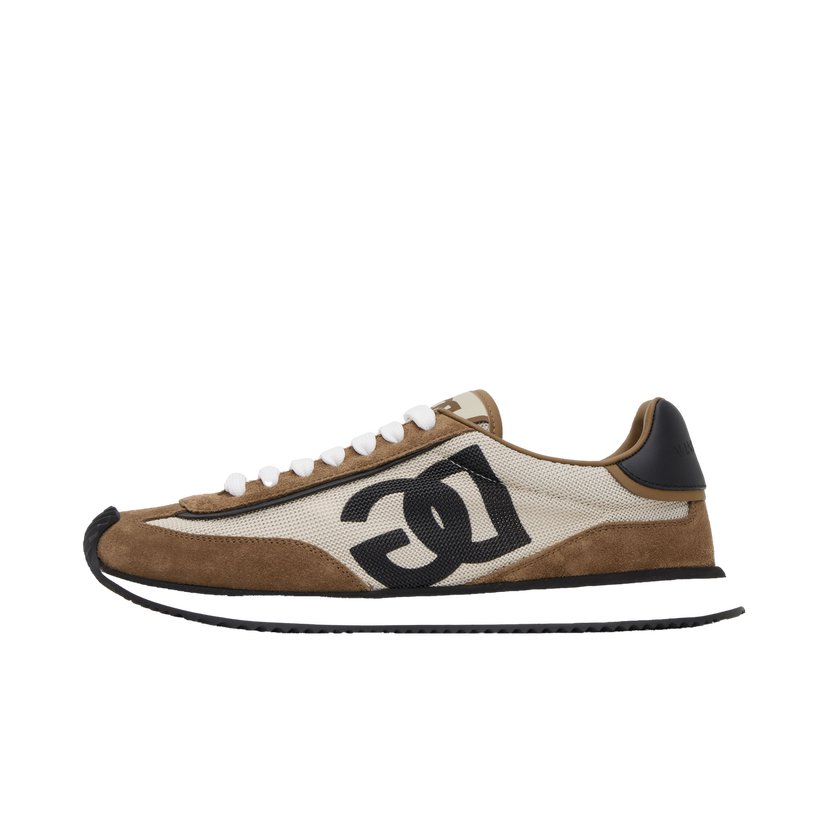Tenisice i cipele Dolce & Gabbana Mixed-Material 'DG' Cushion Smeđa | CS2288 A3D24