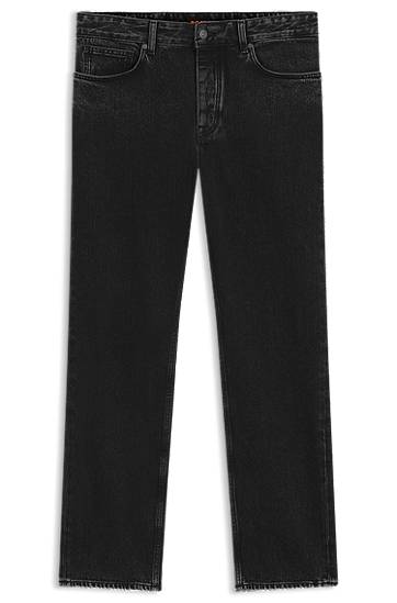 Jeans BOSS Regular-fit jeans comfort-stretch denim Crna | 50549861, 0