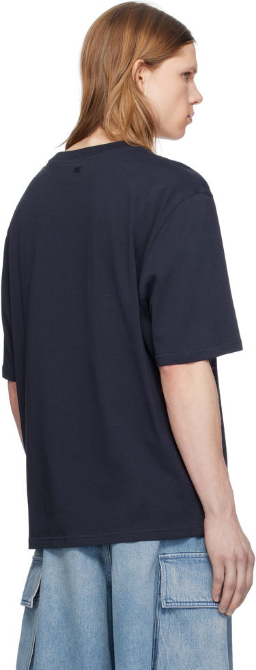 Majica kratkih rukava AMI AMI Paris Cotton Patch T-Shirt Tamnoplava | UTS075.726, 2