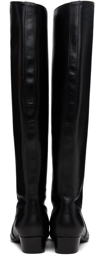 Tenisice i cipele BY FAR BY FAR Pascal Nappa Leather Tall Boots Crna | 23FWPASDBLNAP, 1