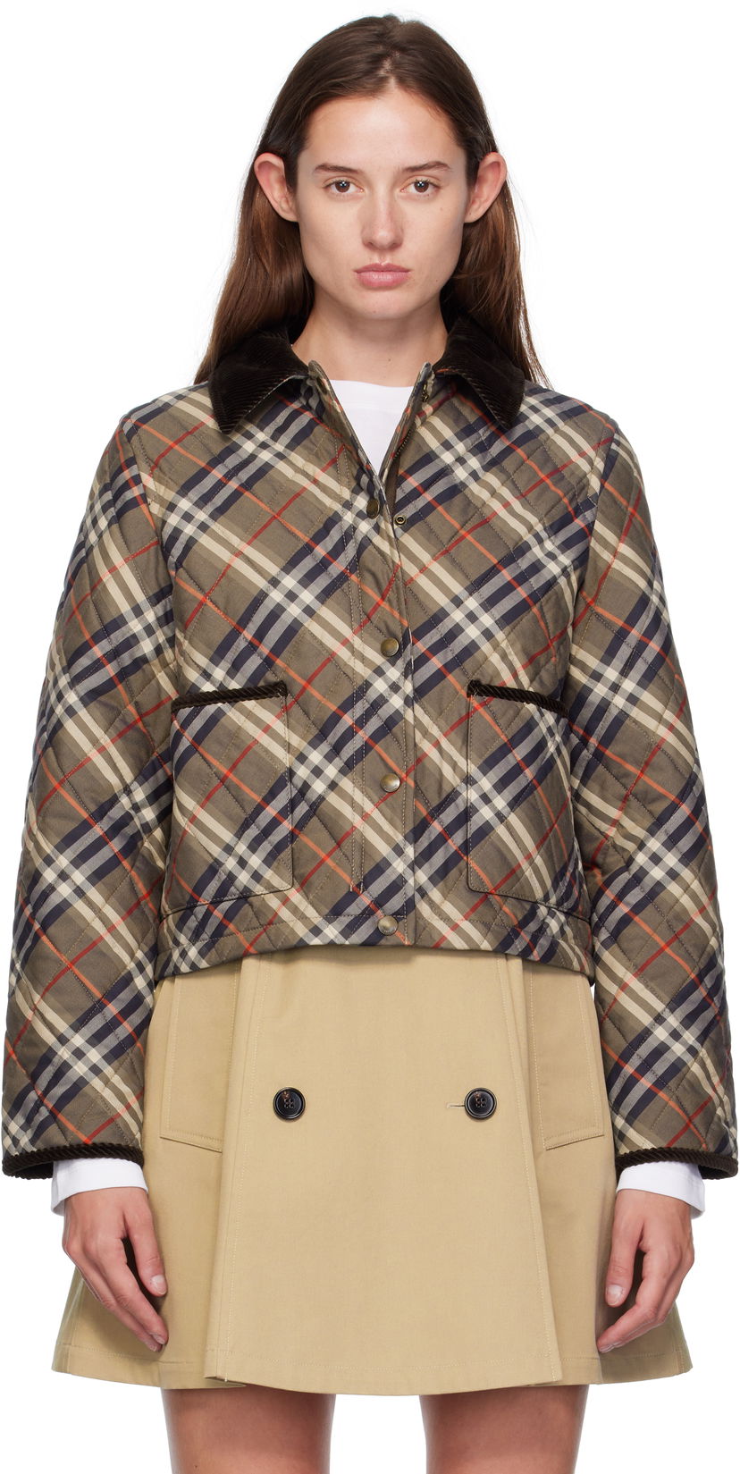 Jakna Burberry Burberry Oldham Quilted Jacket Višebojno | 8110384