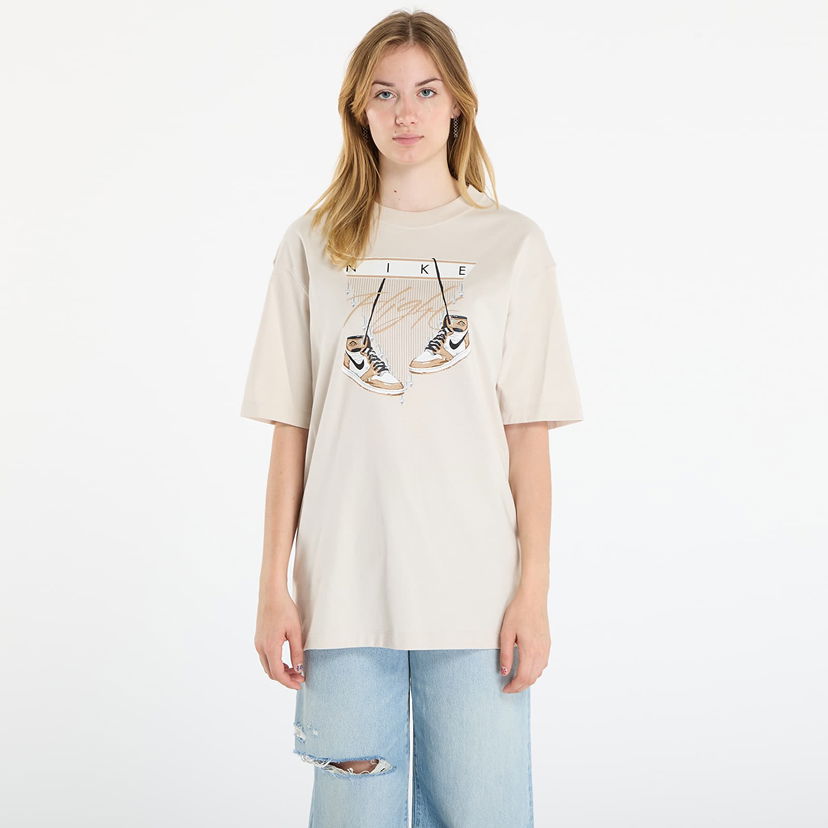 Majica kratkih rukava Jordan Jordan Flight Oversized T-Shirt Bež | DV1411-104
