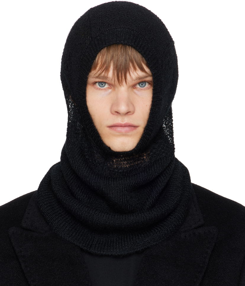 Šešir Ann Demeulemeester Ann Demeulemeester Knit Balaclava Crna | B0013191-KN070-099