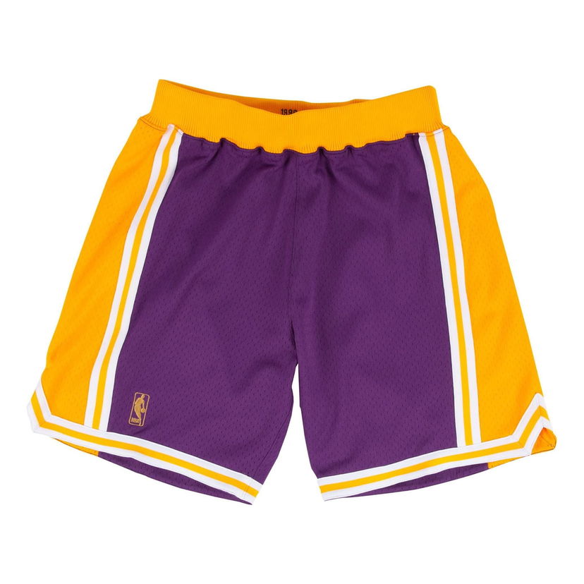 Kratke hlače Mitchell & Ness Los Angeles Lakers 1996-97 Road Authentic NBA Shorts Ljubičasta | ASHRGS18122-LALPURP96