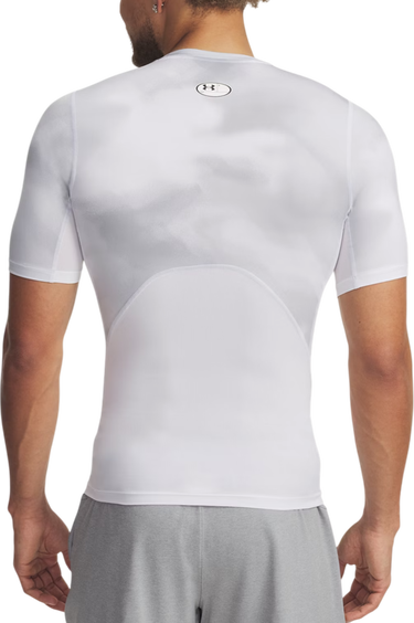 Majica kratkih rukava Under Armour HG Armour Printed Short Sleeve T-Shirt Bijela | 1383321-101, 2