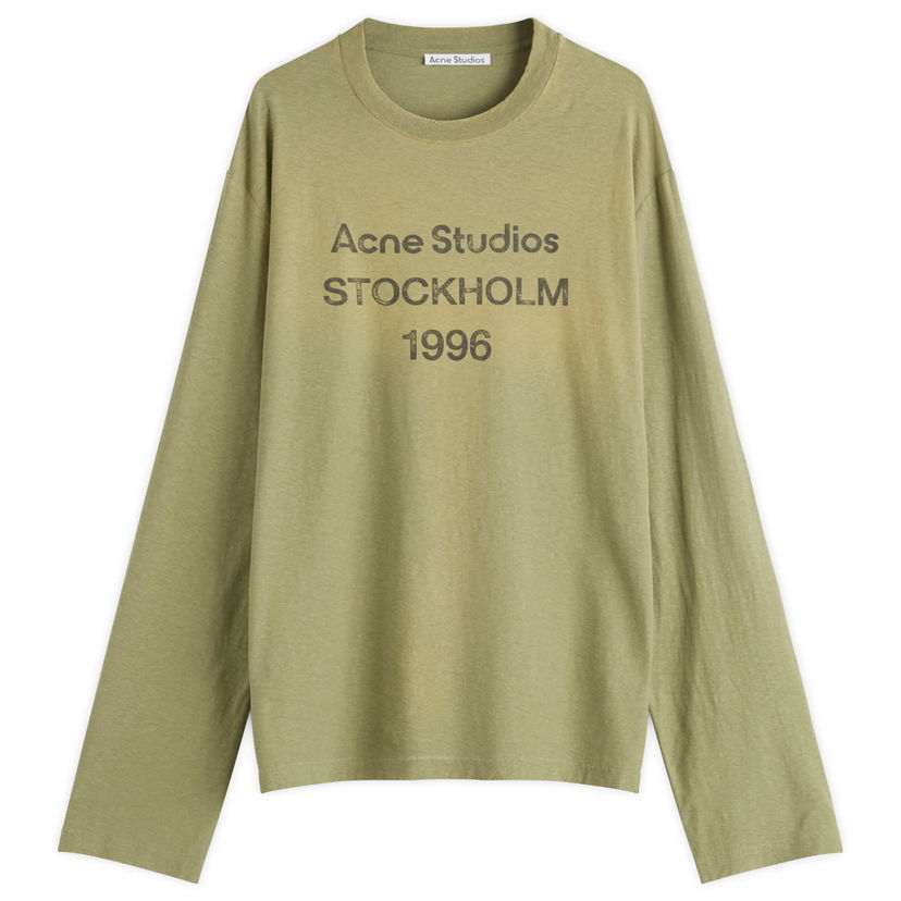 Majica kratkih rukava Acne Studios Edden U 1996 Long Sleeve T-Shirt, Size X-Small Zelena | CL0197-AB7