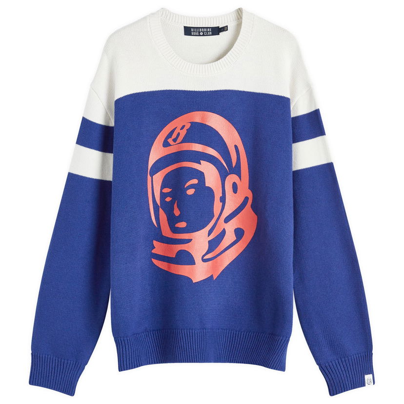 Džemper BILLIONAIRE BOYS CLUB Men's Astro Crew Knit, Large Plava | B24325-BLU
