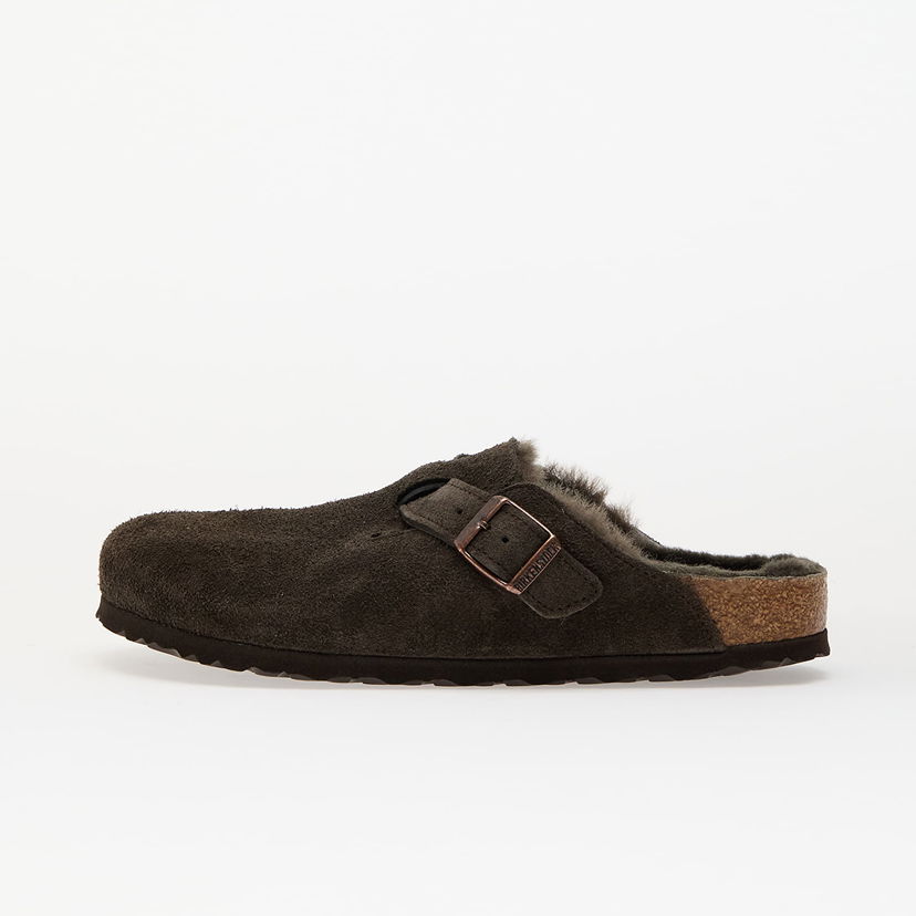 Tenisice i cipele Birkenstock Birkenstock Boston Shearling Suede Moccasins Smeđa | 1020529