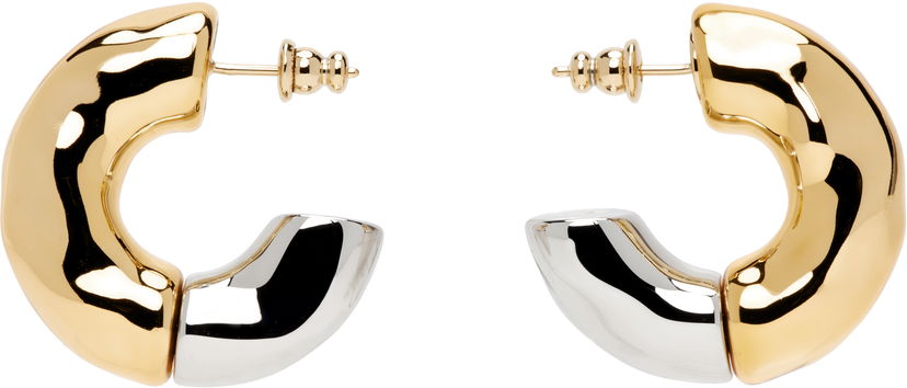 Naušnice AMI AMI Paris Dune Hoop Earrings Metalik | UJW219.361