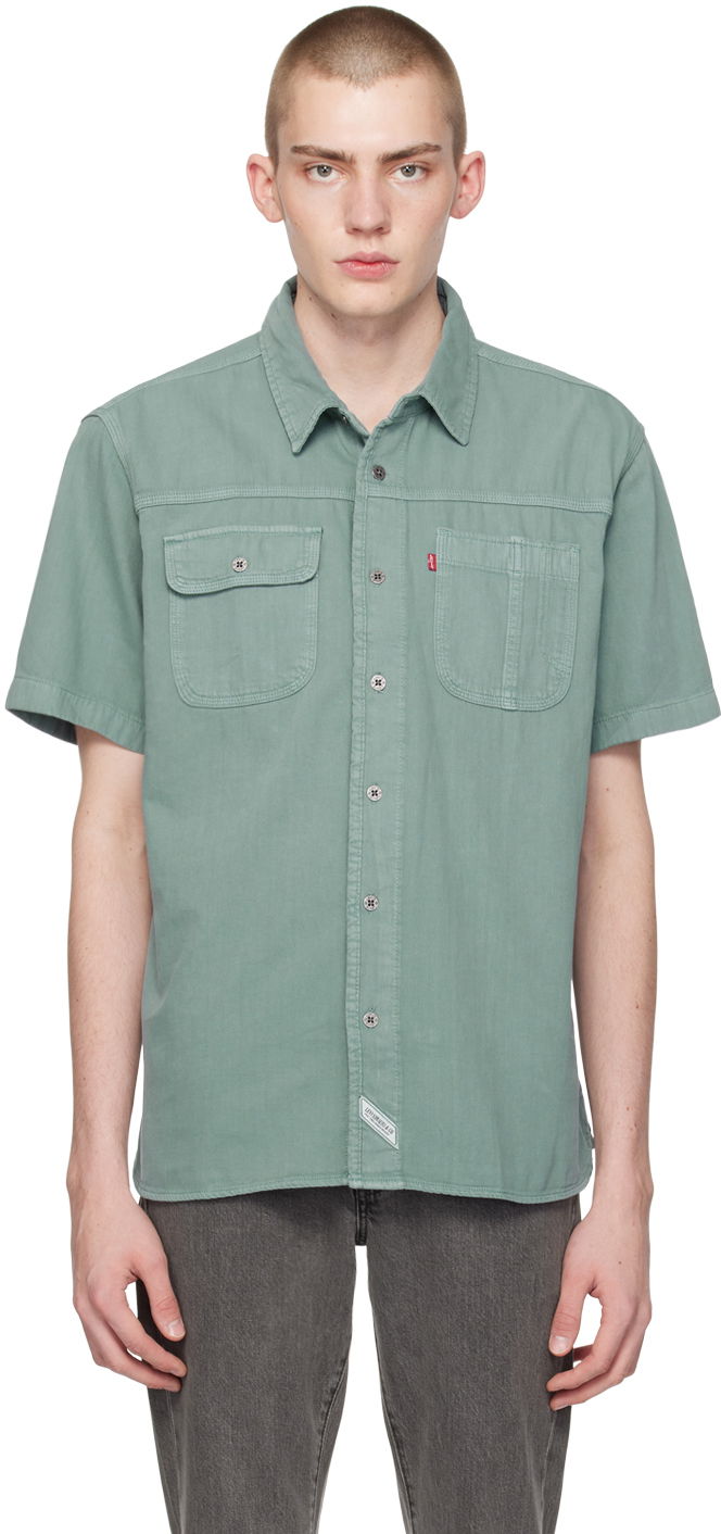 Košulja Levi's Blue Auburn Worker Shirt Zelena | A7315-0002, 0