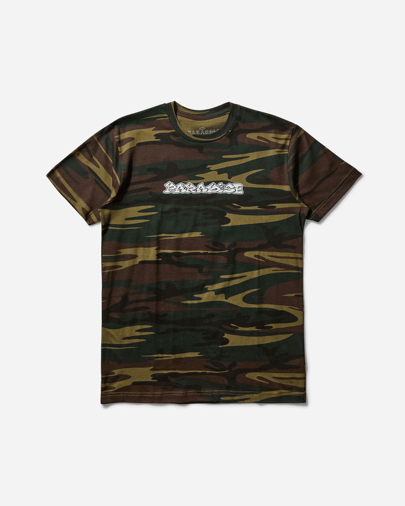 Majica kratkih rukava PARADIS3 Paratopia Camo T-Shirt Zelena | PAPARATOPIATEE 1