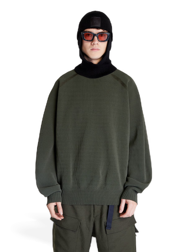 Dukserice Y-3 Classic Knit Crewneck Sweatshirt Zelena | HT4501