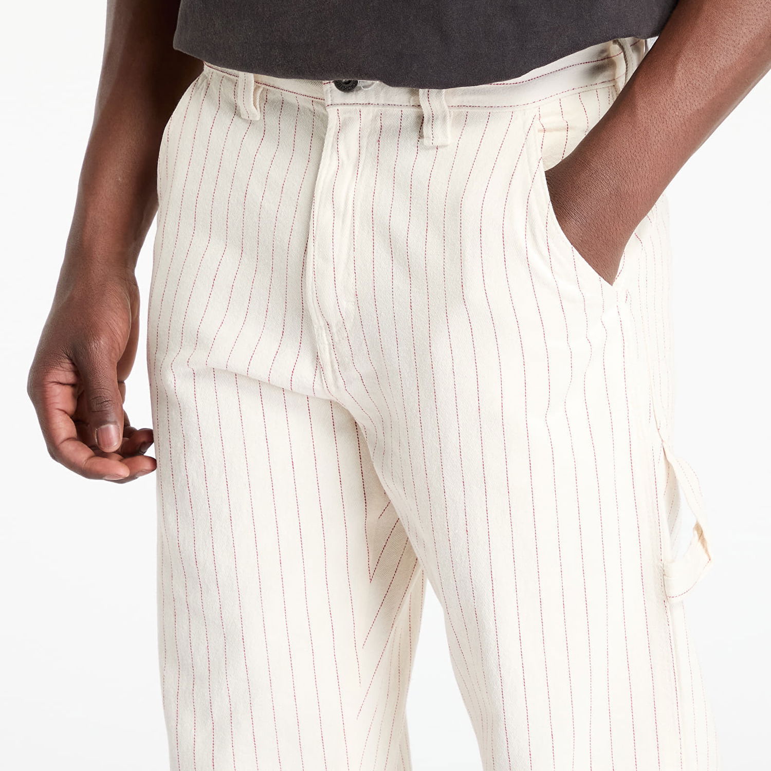 Hlače Dickies Dickies Service Carpenter Striped Pants W30/L32 Bijela | DK0A4Z6QC481, 1