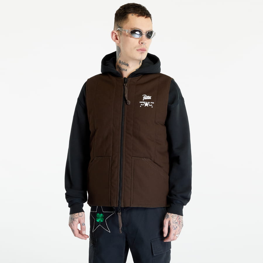 Prsluk Converse x Patta Four-Leaf Clover Utility Reversible Padded Vest Smeđa | 10024665-A01, 0