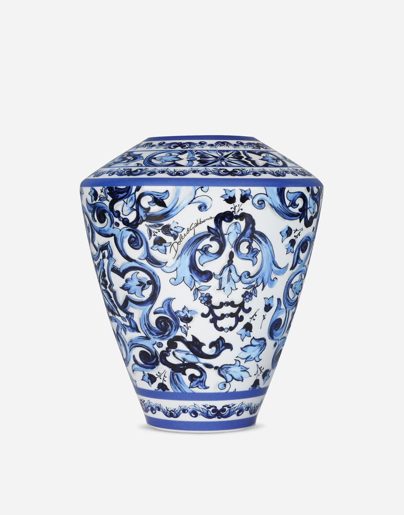 Home decor Dolce & Gabbana Dolce & Gabbana Large Amphora Porcelain Vase Višebojno | TCC198TCAMZUB011