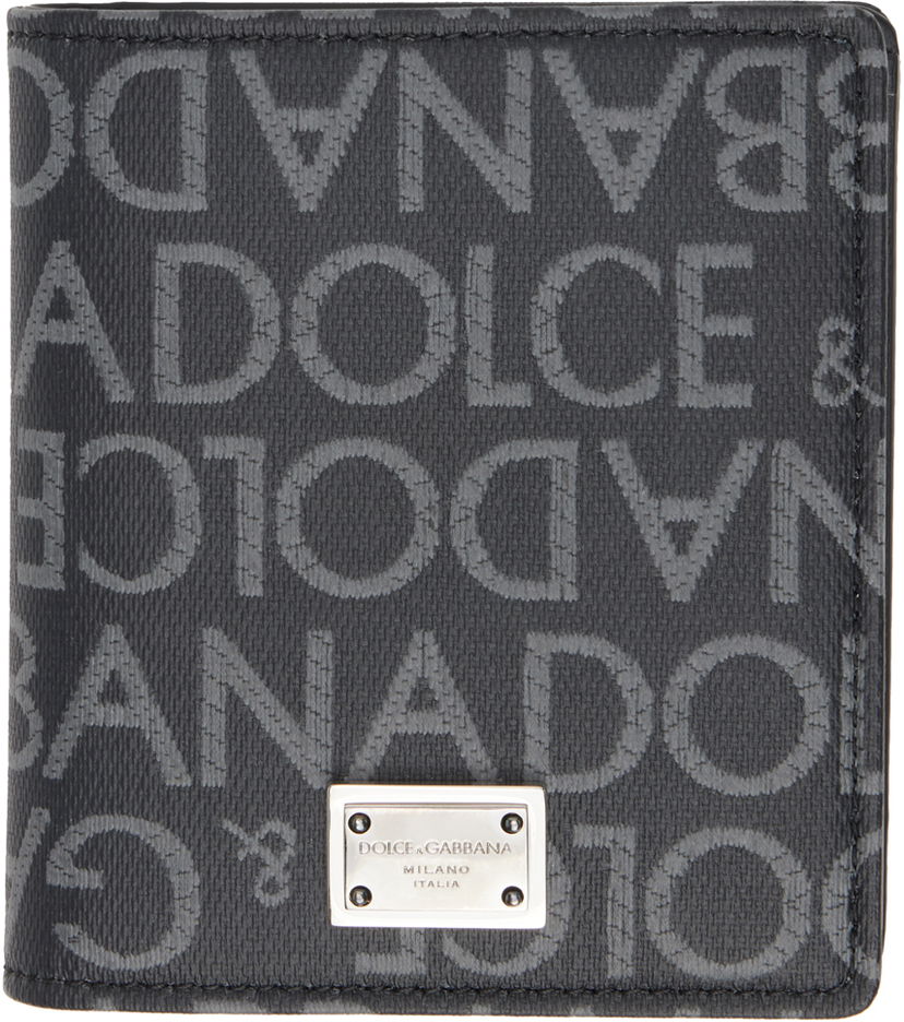 Novčanik Dolce & Gabbana Coated Jacquard Bifold Wallet Crna | BP3324AJ705