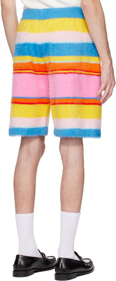 Kratke hlače Casablanca Casablanca Fluffy Stripe Oversized Shorts Višebojno | MS25-KW-905-01, 2