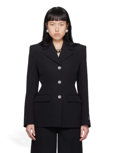 Jakna Versace Hourglass Blazer Crna | 1012080_1A06750