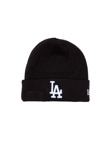Kapica New Era MLB Essential Cuff Knit Beanie LA Crna | 12122730
