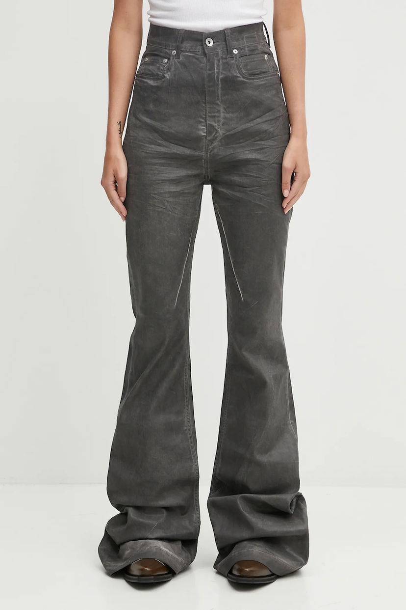Jeans Rick Owens Rick Owens DRKSHDW Bolan Bootcut High Waist Jeans Siva | DS02E7311.SCF