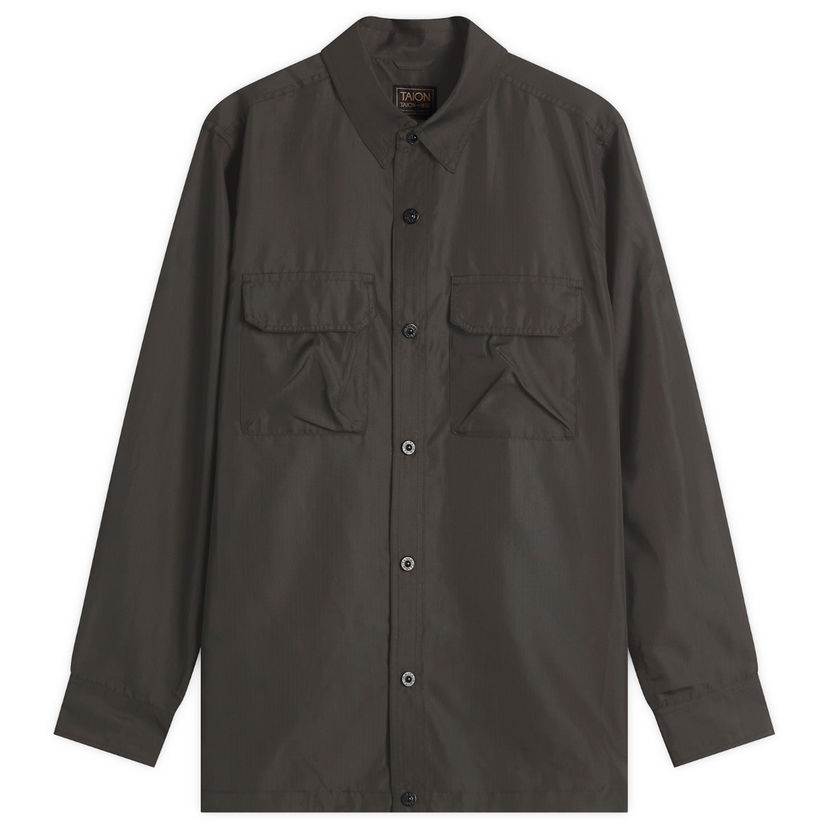 Košulja TAION Military Pocket Shirt, Size Large Siva | TAION-109SHNDML-2-BLK