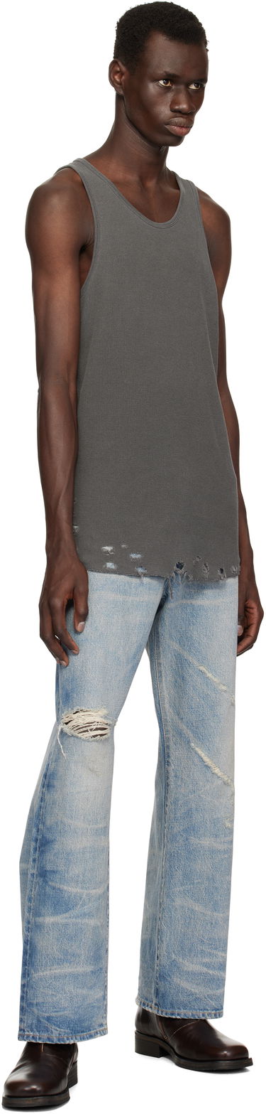Majica bez rukava John Elliott John Elliott Folsom Thermal Tank Top Siva | A066M66279A, 3