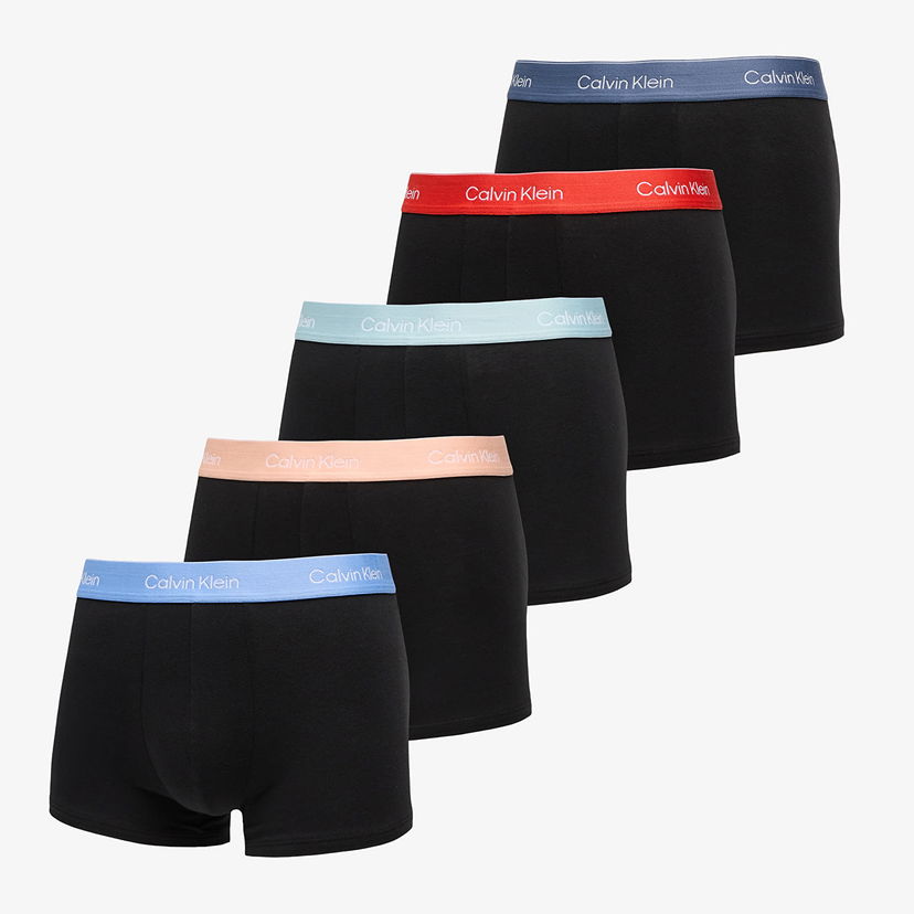 Bokserice CALVIN KLEIN Calvin Klein 5-Pack Trunk Boxer Briefs Crna | LV00NB4393 VQR