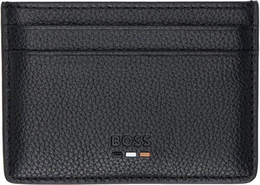 Novčanik BOSS Faux-Leather Card Holder Crna | 50536513
