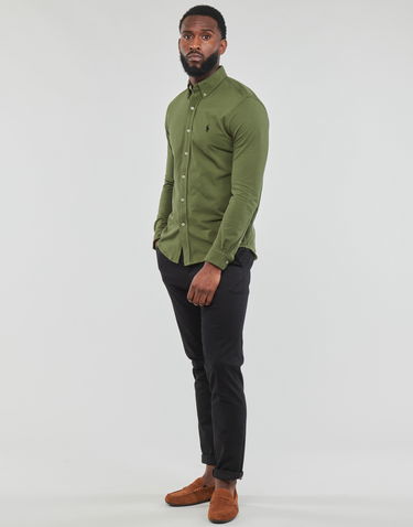 Košulja Polo by Ralph Lauren Polo Pony Embroidered Cotton Shirt Zelena | 710654408092, 2